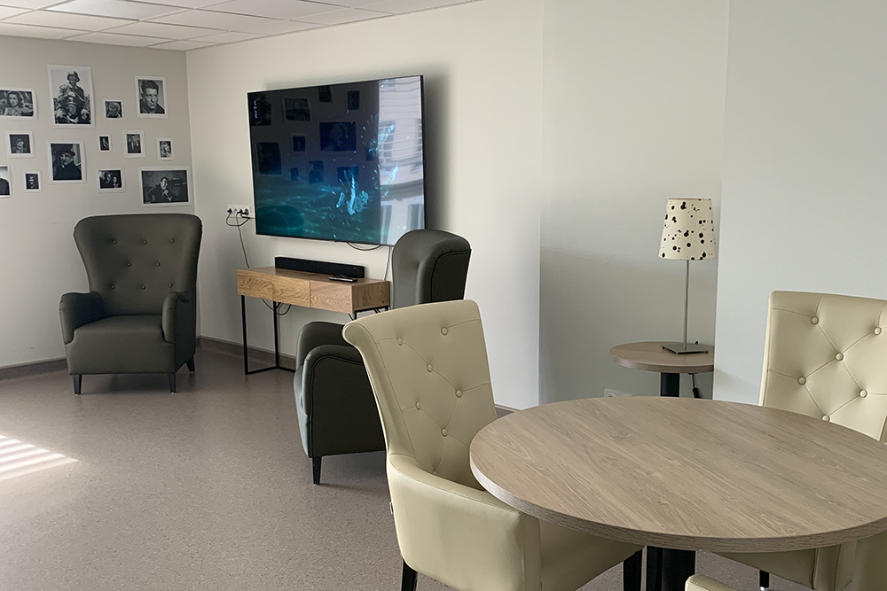 Salle de télévision